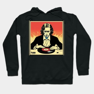 Pop Art Chopin Vinyl Record Album II Hoodie